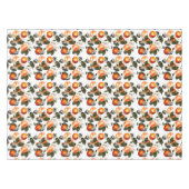 Oranje bloesems tafelkleed (Voorkant (Horizontaal))
