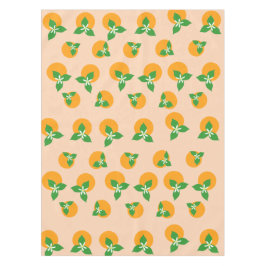 Oranje bloesems tafelkleed