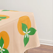 Oranje bloesems tafelkleed (Voorbeeld)