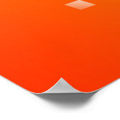 Oranje blokken poster (Hoek)