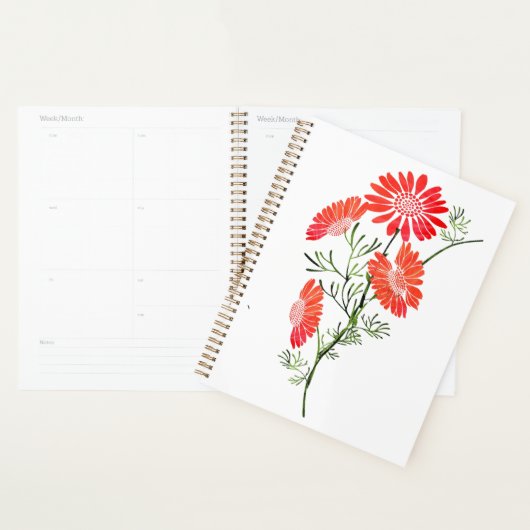Oranje blokplanner planner (Display)