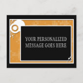 oranje blokschema briefkaart (Voorkant)