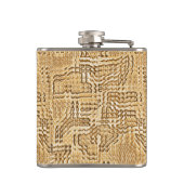 Oranje Bloom Heupfles (Achterkant)