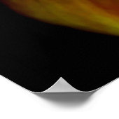 Oranje Bloom Poster (Hoek)