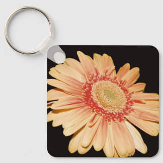 Oranje Bloom Sleutelhanger