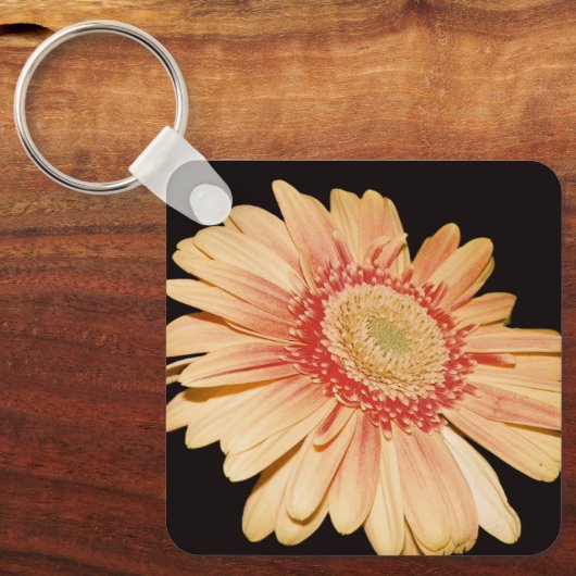 Oranje Bloom Sleutelhanger (Voorkant)