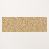 Oranje Bloom Yogamat (Achterkant (horizontaal))