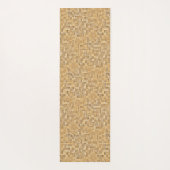 Oranje Bloom Yogamat (Achterkant)