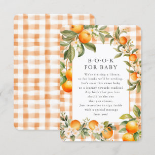 Oranje Blossom Bliss Boek voor Baby Kaart