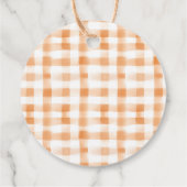 Oranje Blossom Bliss Little Cutie Bedankjes Labels (Achterkant)