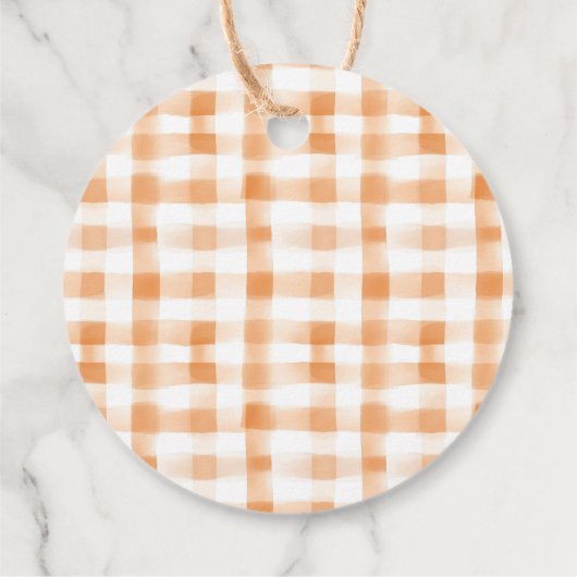 Oranje Blossom Bliss Little Cutie Bedankjes Labels (Achterkant)