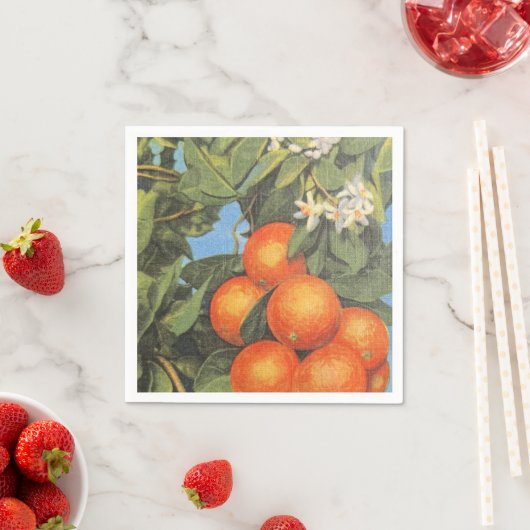  Oranje Blossom Citrus Servet (Insitu)