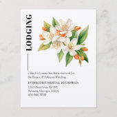 Oranje Blossom & Jasmijn Blooms Behuizing Kaart (Voorkant)