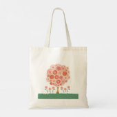 Oranje Blossom Pip Gerard Art Library Book Bag Tote Bag (Achterkant)