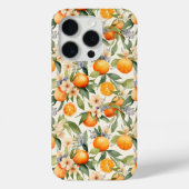 Oranje Blossom Waterverf Telefoonhoes Case-Mate iPhone Case (Achterkant)