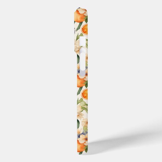 Oranje Blossom Waterverf Telefoonhoes Case-Mate iPhone Case (Achterkant / Links)