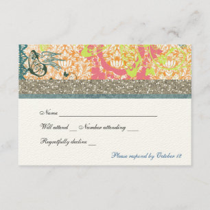 Oranje Blue Boho Chic Gypsy rsvp