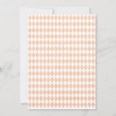 Oranje Blue Boy Elephant Verjaardag Kleine Gentlem Kaart (Achterkant)