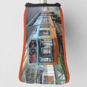 Oranje Blue Wuppertal Floating Train Golfheadcover (Draai 90)