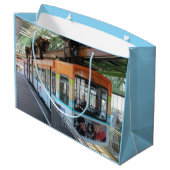 Oranje Blue Wuppertal Floating Train Groot Cadeauzakje (Achterkant Gekanteld)
