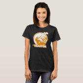 Oranje Boerderij van trekkers T-shirt (Voorkant volledig)