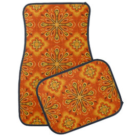 Oranje Boho Abstract Bloem Decoratief Automat