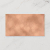 Oranje Boho Cactus Honeymoon Fund Behuizing Kaart Visitekaartje (Achterkant)