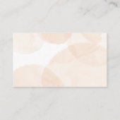 oranje boho chique bloemenluier raffle baby shower informatiekaartje (Achterkant)