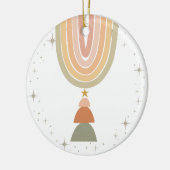 Oranje Boho Rainbow Arch Tree Ornament (Links)