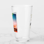 oranje boho Sla de datum op QR voeg website naam f Glas (Links)