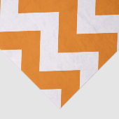 Oranje Bold Mod Chevron Tissuepapier (Detail)