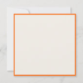 Oranje bomen en vogels kaart (Achterkant)