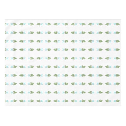 Oranje bomen Topiaries Topiary Tablecloth Tafelkleed (Voorkant (Horizontaal))