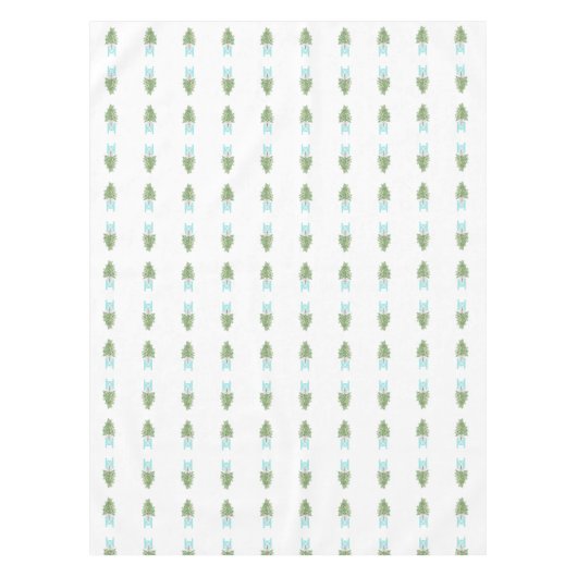 Oranje bomen Topiaries Topiary Tablecloth Tafelkleed (Voorkant)