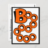 Oranje Boo Briefkaart (Voorkant / Achterkant)
