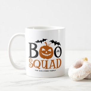 Oranje Boo Squad Spooky Lettering Halloween Koffiemok