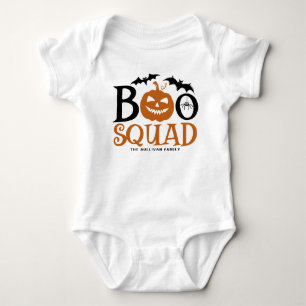 Oranje Boo Squad Spooky Lettering Halloween Romper