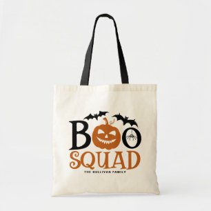 Oranje Boo Squad Spooky Lettering Halloween Tote Bag