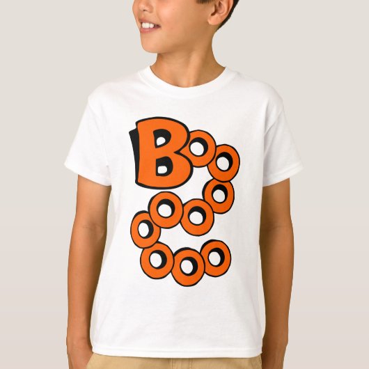 Oranje Boo T-shirt (Voorkant)