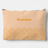 Oranje Boogjes Glam Grote Accessoire Pouch Etui (Achterkant)