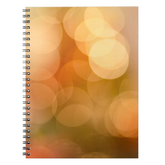 Oranje booglichten notitieboek (Voorkant)