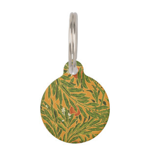 Oranje boom behangpatroon Art Nouveau Huisdierpenning