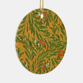 Oranje boom behangpatroon Art Nouveau Keramisch Ornament (Rechts)