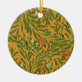 Oranje boom behangpatroon Art Nouveau Keramisch Ornament (Voorkant)