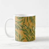 Oranje boom  behangpatroon Art Nouveau Koffiemok (Links)