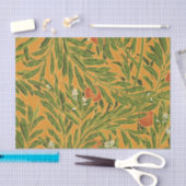 Oranje boom  behangpatroon Art Nouveau Tissuepapier (Craft)