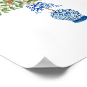 Oranje Boom Ginger Jar Topiary Art Print Poster (Hoek)