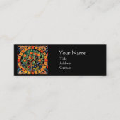 ORANJE BOOM, GROENE LEZEN, VLOEISTSTOFFEN MINI VISITEKAARTJE (Voorkant)