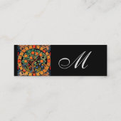 ORANJE BOOM, GROENE LEZEN, VLOEISTSTOFFEN MINI VISITEKAARTJE (Achterkant)