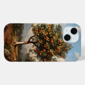 Oranje Boom Landschapsschilderkunst Case-Mate iPhone Case (Achterkant (horizontaal))